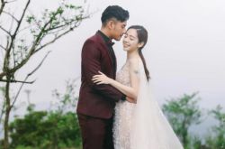 周孝安娶陈天仁 婚纱宫廷风飘逸美人鱼