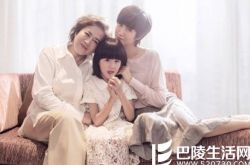 鲍蕾的个人简介以及照片解说,解说鲍蕾与母亲和女儿的照片