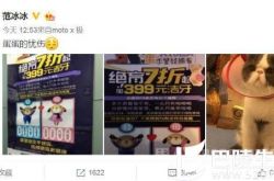 范冰冰为喵咪绝育发文：蛋蛋的忧伤 李晨躺枪