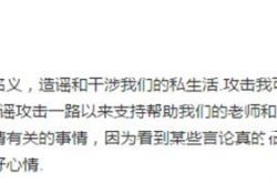 谢娜回应删博事件 怒斥传言否认婚变杰哥尚未作出回应