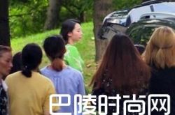 白百何现小区拍戏摆无辜脸 其出轨事件遭度偶人嫌弃