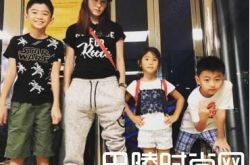 张柏芝携家人吃自助餐 两个儿子越来越帅气!超像谢霆锋