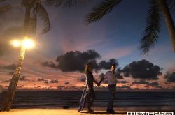 秀恩爱！任达华与娇妻海边散步 手牵手恩爱十足