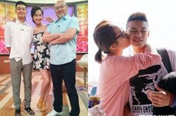 赵小侨甜牵15岁帅儿像情侣 亲脸颊母子超亲密