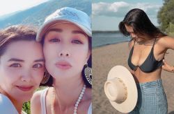 钟丽缇大女Yasmine身材资料简介 比基尼移位漏晒奶