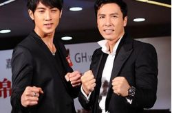 吴尊和甄子丹电影《锦衣卫》首映 两人拼帅拼胸肌尽显男色 