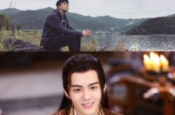 国庆假期曾舜晞在河边远望高山 怀念刚刚杀青的唐三十六戏份 