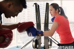 姚晨职业拳手特训，芙蓉这是排山倒海练成了？