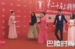 霍建华红毯推人被骂视频曝光 现场居然是这样的