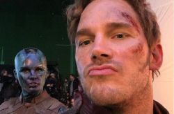 《复仇者联盟4》星爵曝光片场偷录照片