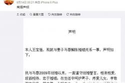 网曝王宝强净身出户获得抚养权 律师：没什么可以说的