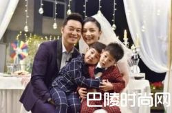 沙溢胡可再照婚纱照 两人结婚六周年与孩子合照