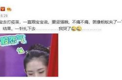 谢娜带孩子打疫苗 双胞胎2个好辛苦