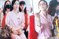 吴宣仪机场穿睡衣都是名牌 果然是海南富婆