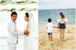 陈若仪生完3个也要美 林志颖老婆接儿放学打扮超潮