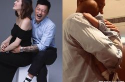 余文乐儿子正面照曝光 满100天庆生