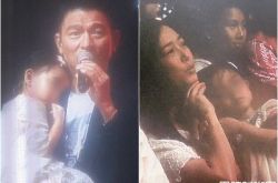 刘德华6岁女儿露脸正脸照曝光 长腿顶马尾甜笑小模特