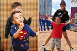 Jasper上学书包比人大 妈妈应采儿逼哭粉丝