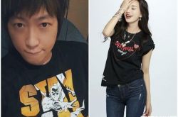 林志玲爱的抱抱后跟五月天阿信再续前缘 为公益T恤宣传