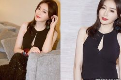 秦岚深V开太大 当众亲手缝礼服画面曝光