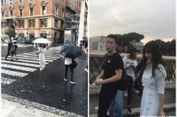 baby儿子小海绵照片曝光 带到罗马拍戏