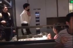 吃火锅面对面偶遇NINE PERCENT 少女亲眼目睹帅哥爽到偷笑