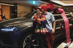 地表最强交换礼物 昆凌送老公兰博基尼SUV