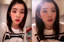 女团Red Velvet成员Irene其实是短发 染烫头发坏光光