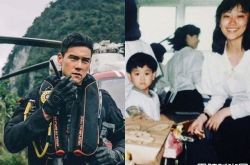 彭于晏亲晒30年前童年照 