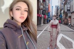 周扬青和服樱花妹造型曝光