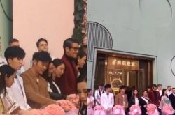 范冰冰开美容院 男友李晨站C位剪彩