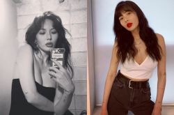 泫雅素颜公开消肿嘴唇 澄清整容女神回来了