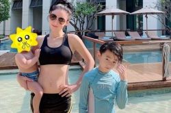 张柏芝39岁生3胎 超狂身材比基尼照片曝光