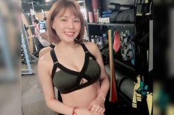熊熊辣晒健身照秀美胸辣翻了
