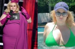 胖艾美减肥变超辣了 40岁秀出性感比基尼