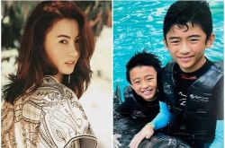 张柏芝10岁儿长大了 像极了谢霆锋