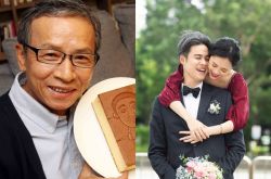 吴念真孙子性别曝光 吴定谦38岁生日老婆爆卡片