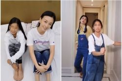 张庭12岁女儿遭怼最丑星二代 母女录影反击不靠脸吃饭