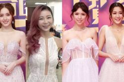 TVB台庆2020无线小花爆乳红毯盘点