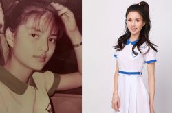 李若彤17岁照片曝光 54岁穿校服也不违和