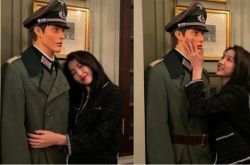 GFRIEND队长甜蜜依偎纳粹军人被骂爆