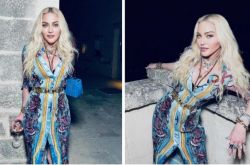 麦当娜63岁生日 小男友坐大腿欢度晚年