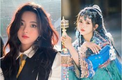 杨超越农村吃桌席走红 爆比走红毯紧张