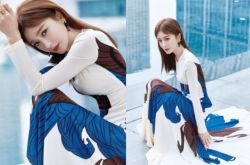 秦岚侧身纸片纤腰超惊人 42岁的身材也太正了