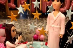 王力宏自恋人格早泄漏 替李靓蕾庆生蛋糕主角是自己