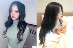 DIA老幺成员顺伊直播 只穿深V细肩蕾丝衣