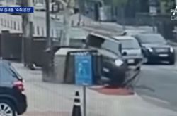 金赛纶酒驾撞爆变电箱 惊悚画面曝光