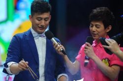 黄磊杨威快乐大本营爸爸去哪儿2齐亮相 杨阳洋现场示爱多多 