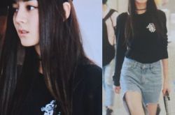 迪丽热巴飞往长沙参加《快本》录制 个性牛仔裤受到粉丝热捧 