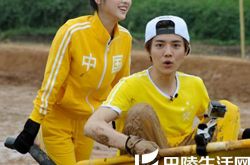 奔跑吧兄弟张慧雯图片大放送 与鹿晗组队撕名牌 